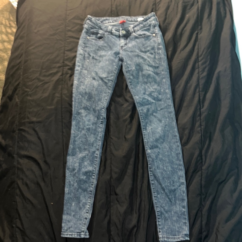 Dark blue skinny jeans